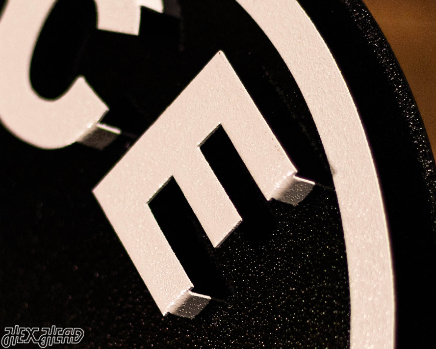 LMPD Non Fatal Shooting Unit Badge 3D Vintage Metal Wall Art