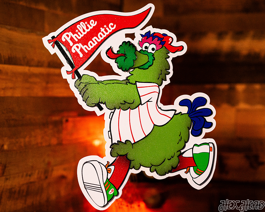 Philadelphia Phillies "Phanatic" 3D Vintage Metal Wall Art