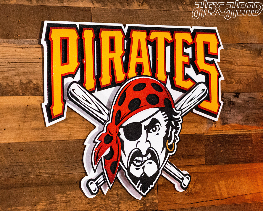 Pittsburgh Pirates "1997" 3D Vintage Metal Wall Art