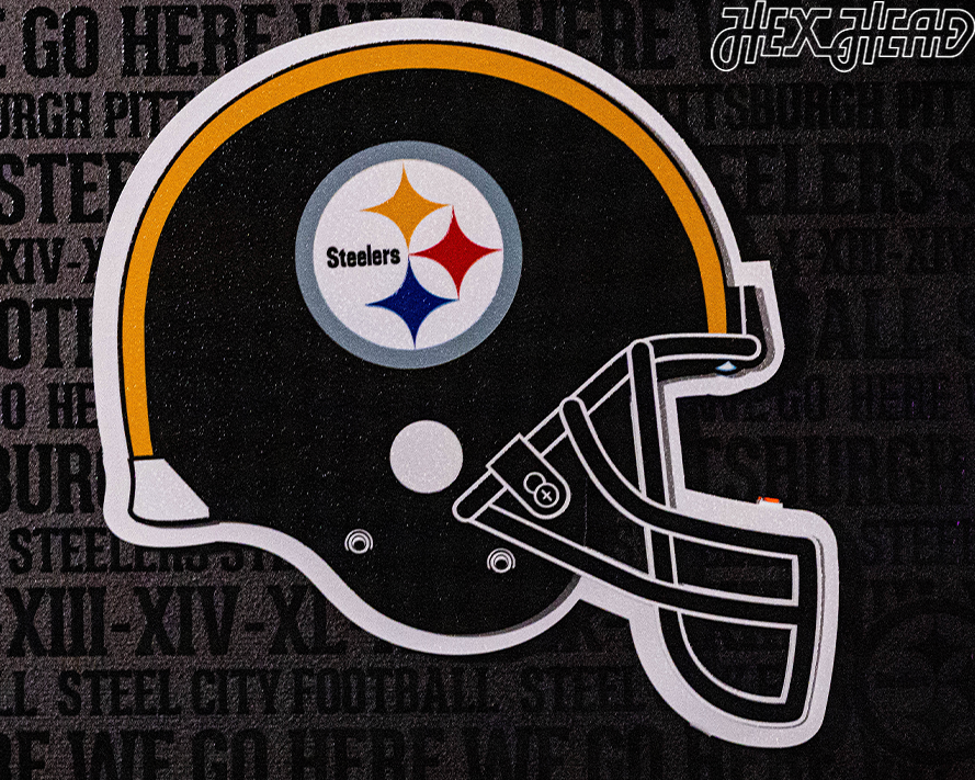 Pittsburgh Steelers CRAFT SERIES 3D Embossed Metal Wall Art