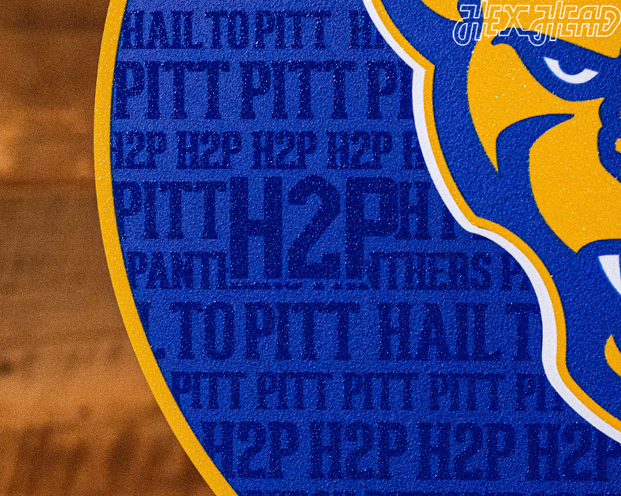 Pittsburgh Panthers CRAFT SERIES 3D Embossed Metal Wall Art