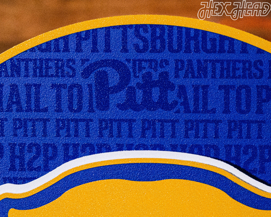 Pittsburgh Panthers CRAFT SERIES 3D Embossed Metal Wall Art