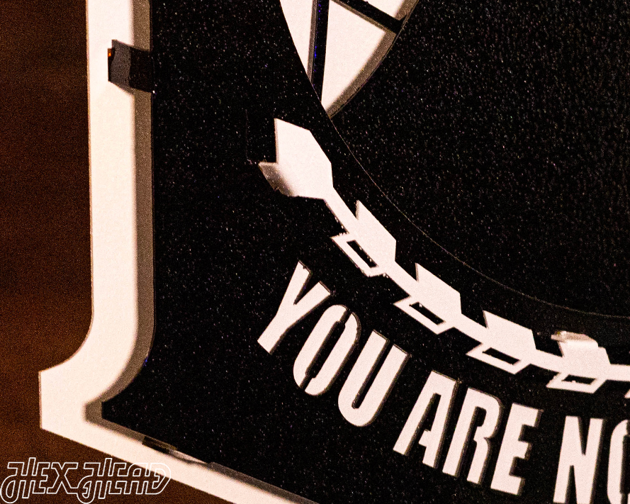 POW MIA "Never Forgotten" 3D Vintage Metal Wall Art