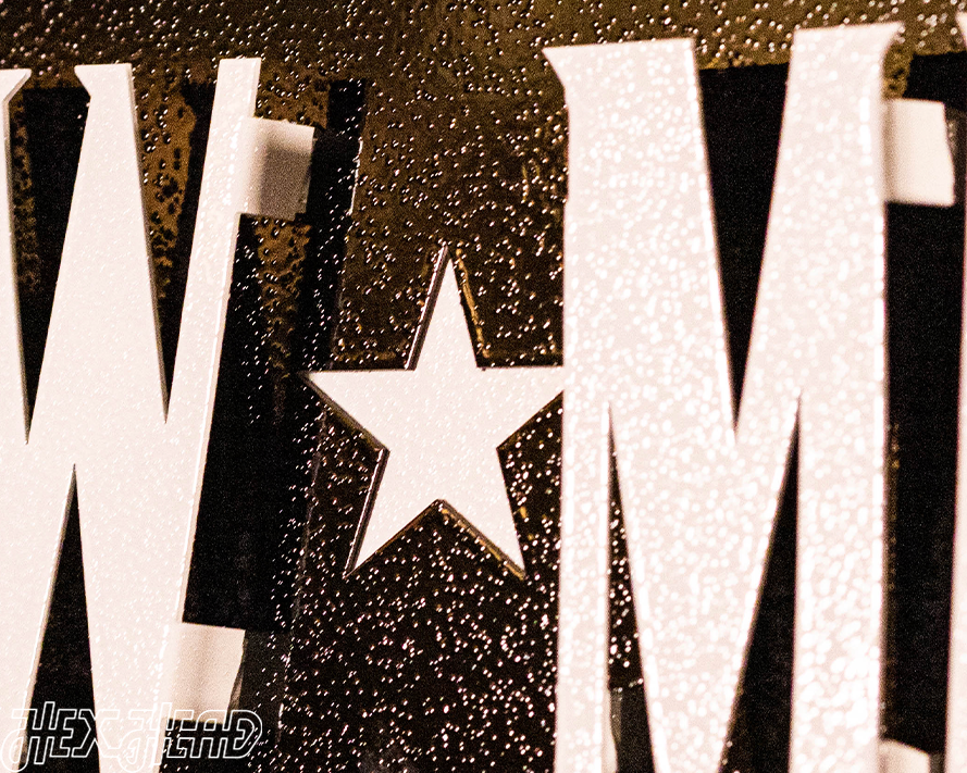 POW MIA "Never Forgotten" 3D Vintage Metal Wall Art