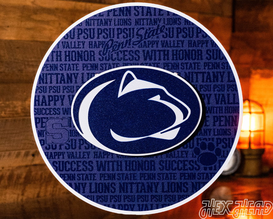 Penn State CRAFT SERIES 3D Embossed Metal Wall Art