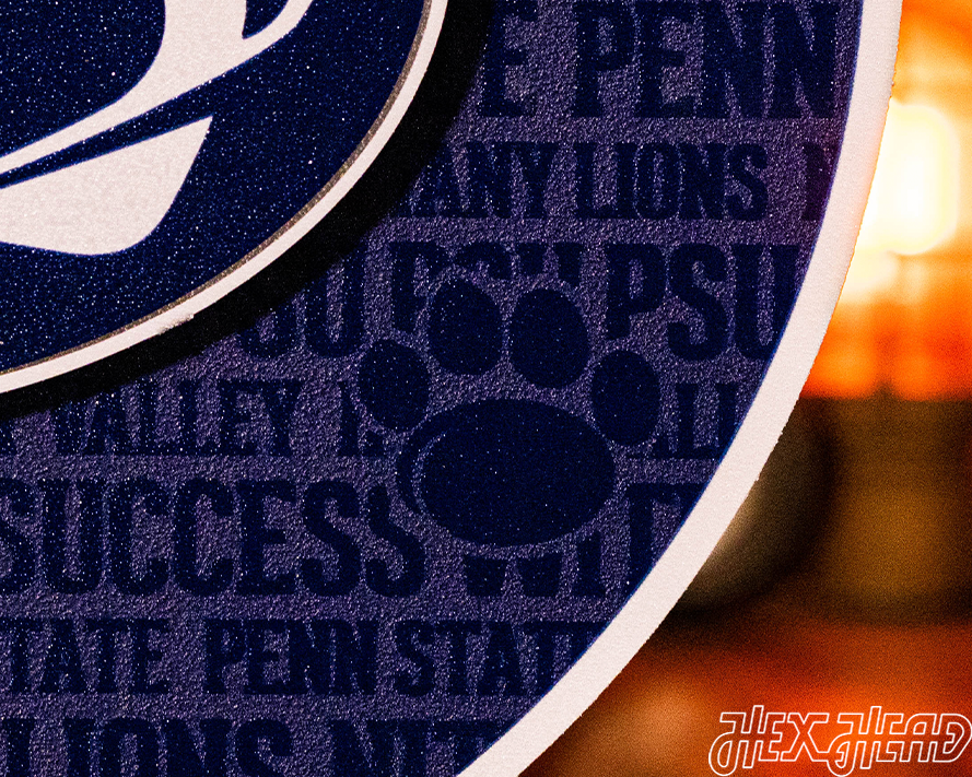 Penn State CRAFT SERIES 3D Embossed Metal Wall Art