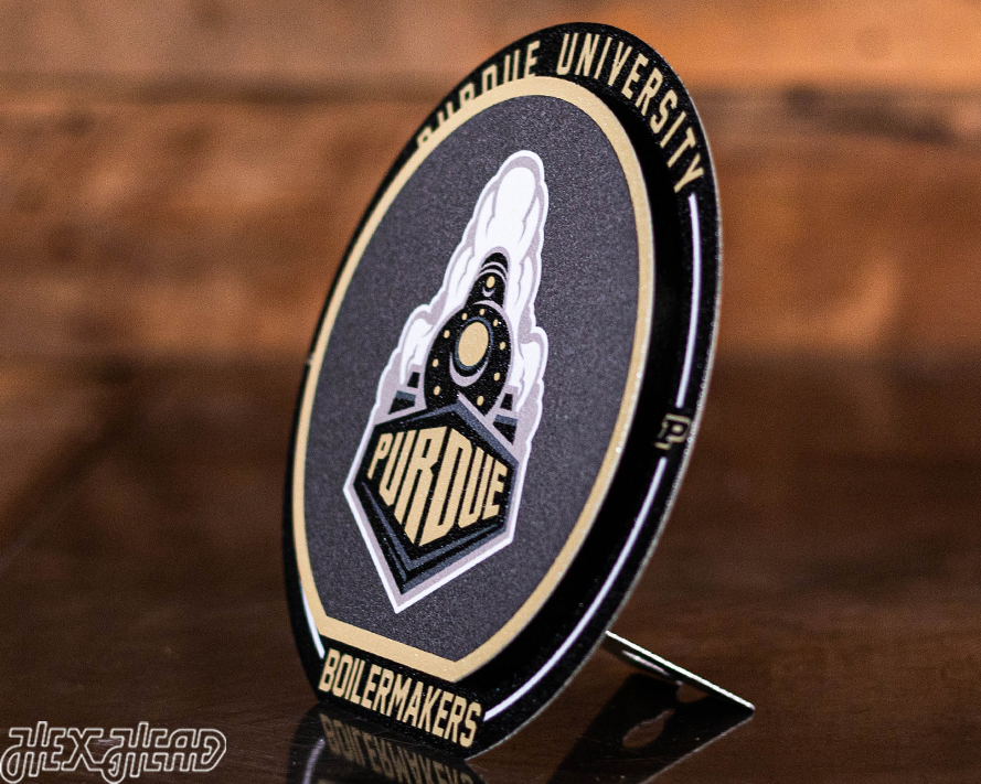 Purdue Boilermakers "Double Play" On the Shelf or on the Wall Art