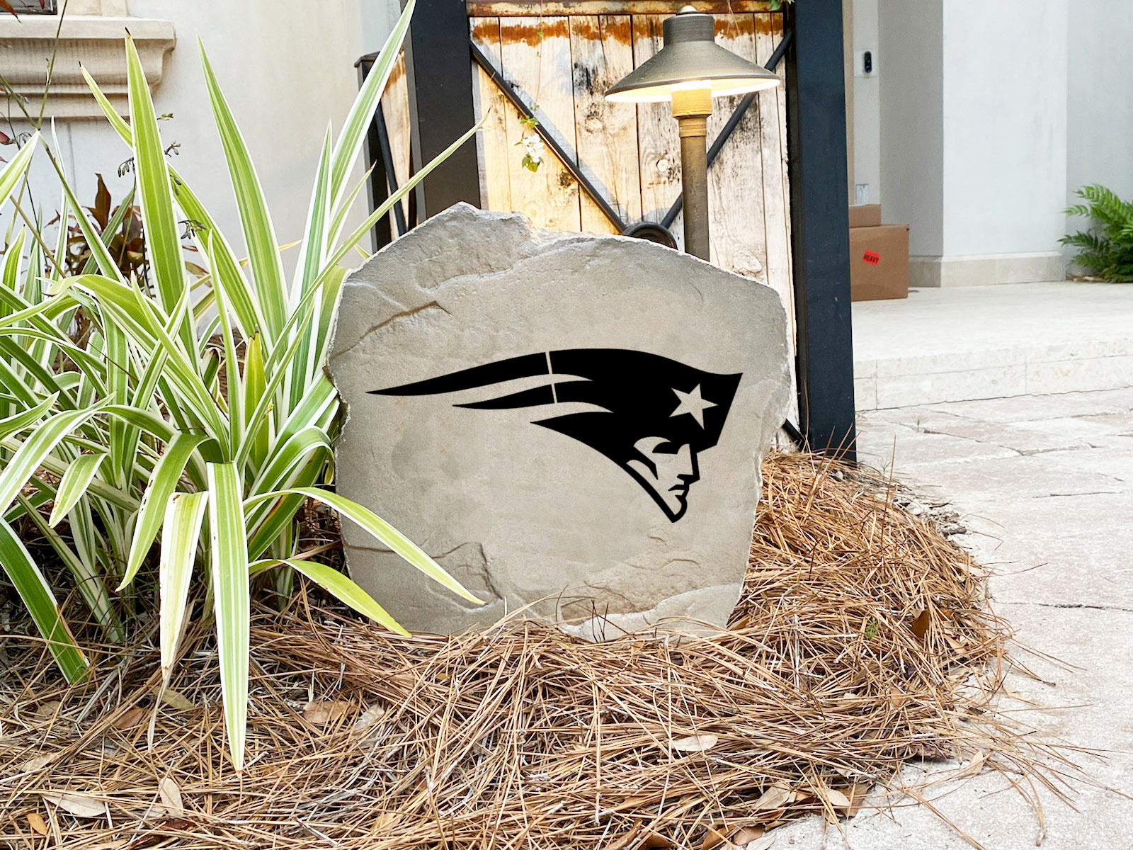 New England Patriots Design-A-Stone Landscape Art