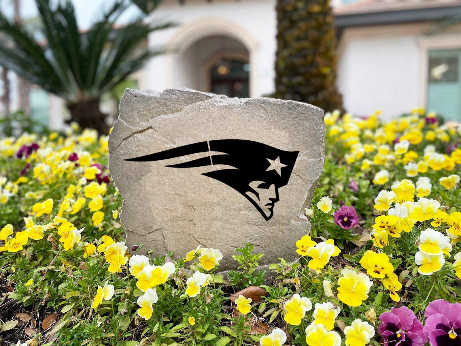 New England Patriots Design-A-Stone Landscape Art