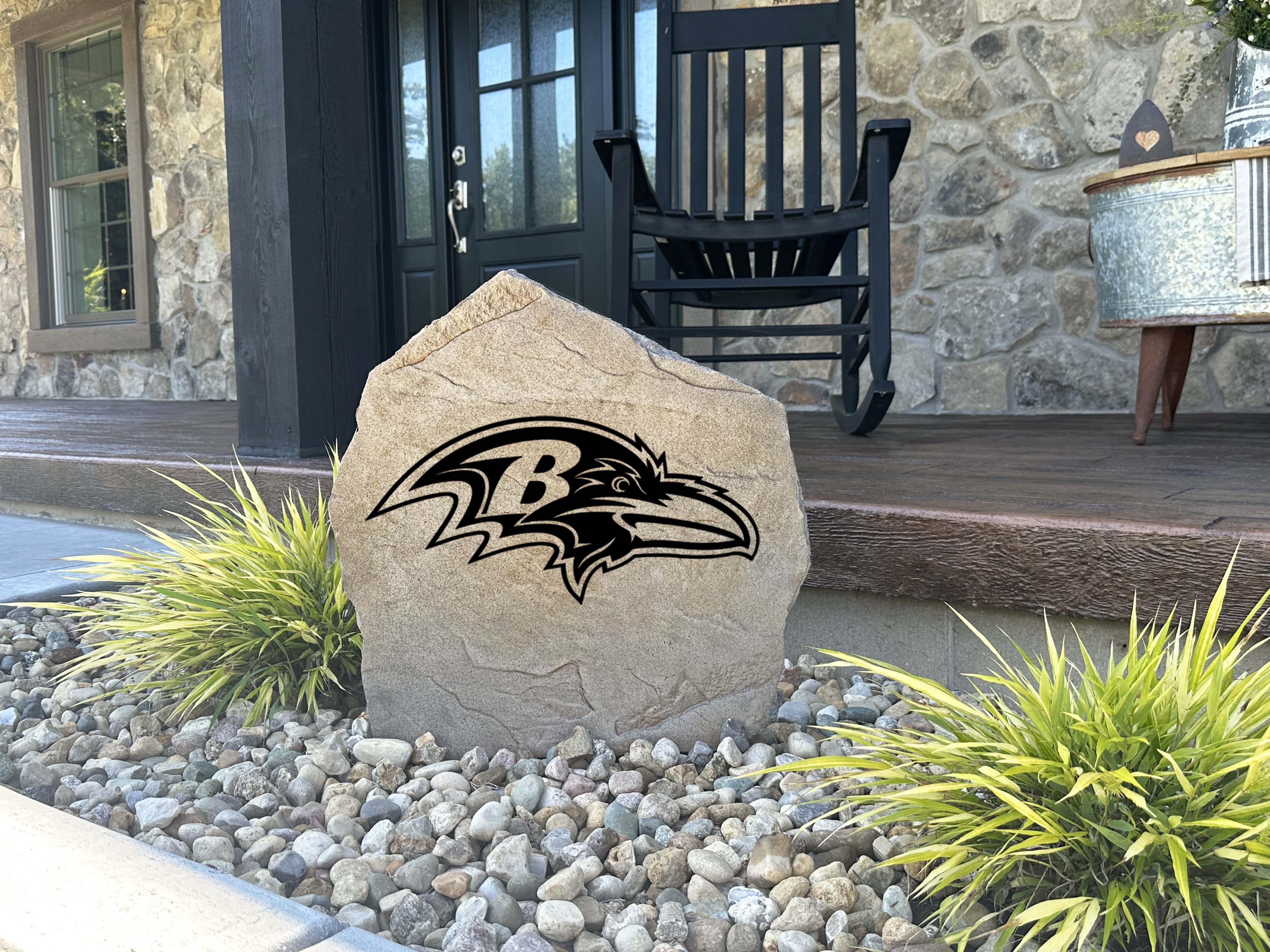 Baltimore Ravens Design-A-Stone Landscape Art
