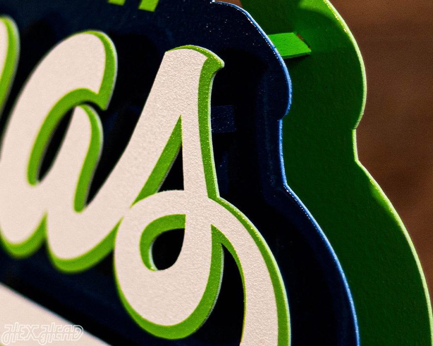 Savannah Bananas 3D Vintage Metal Wall Art