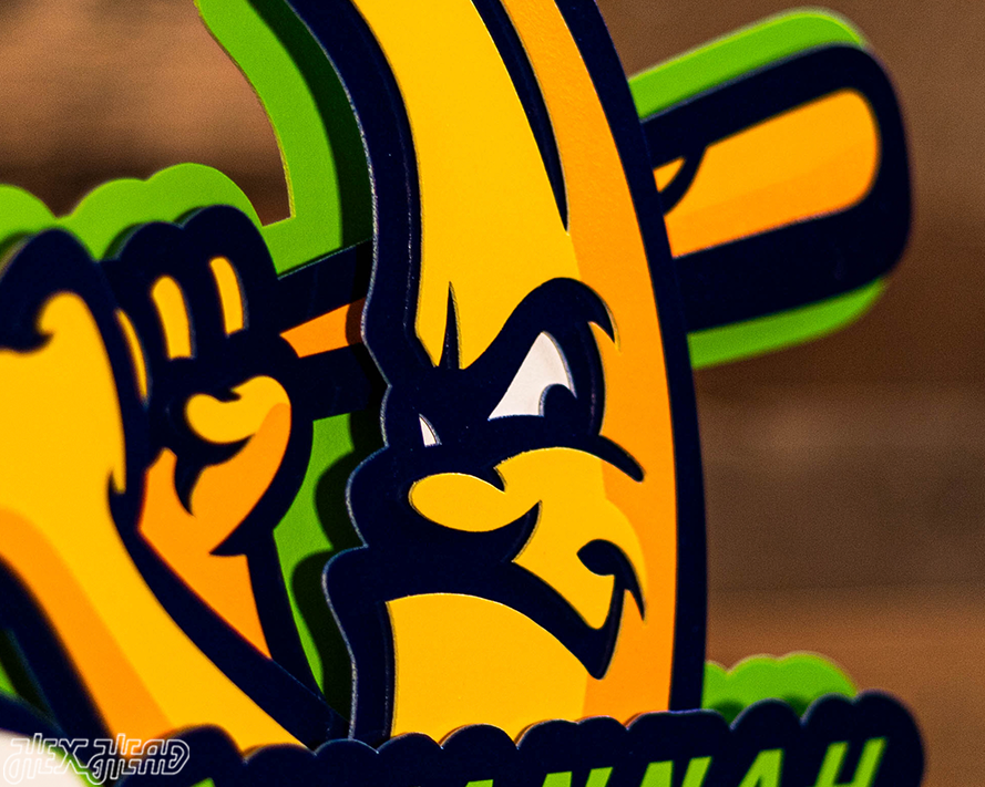 Savannah Bananas 3D Vintage Metal Wall Art