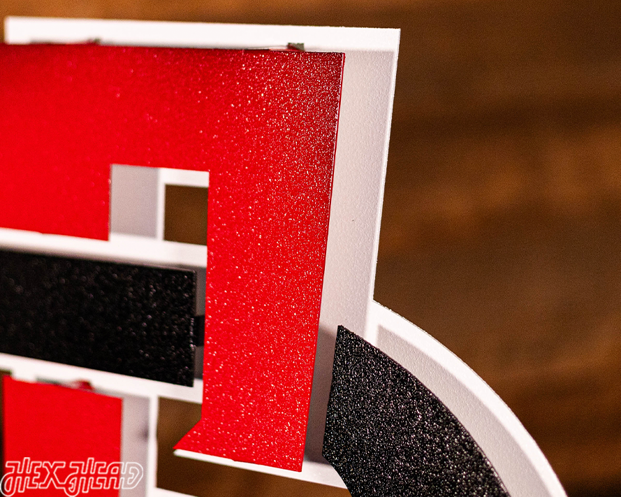 San Diego State Aztecs SDSU 3D Vintage Metal Wall Art