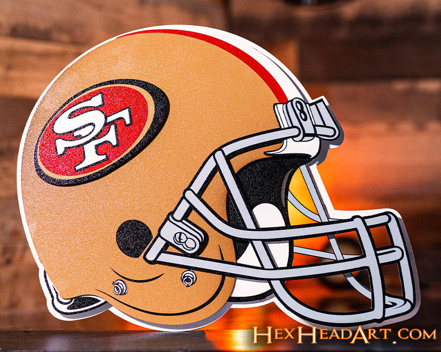 San Francisco 49ers Helmet Retro  Vintage San Francisco 49ers T