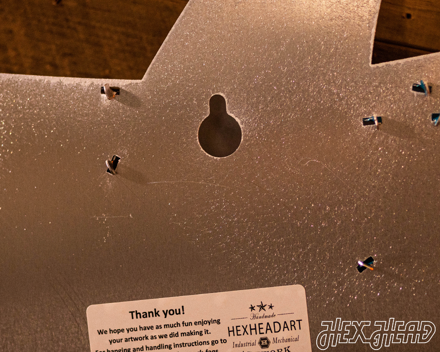 San Jose Sharks 3D Vintage Metal Wall Art