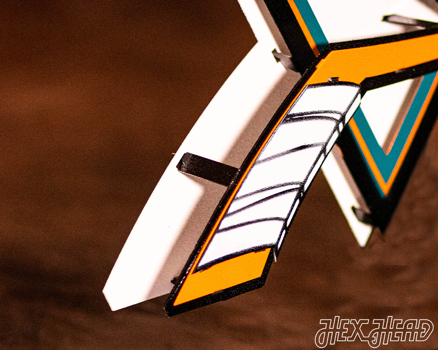 San Jose Sharks 3D Vintage Metal Wall Art