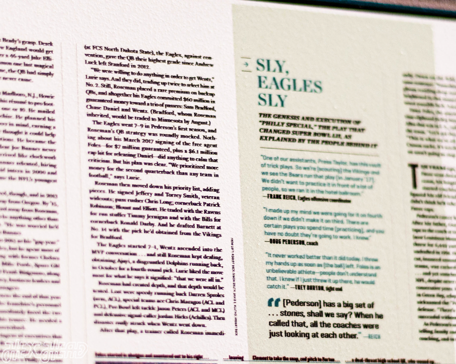 Sports Illustrated Philadelphia Eagles 2018 Super Bowl Commemorative Issue