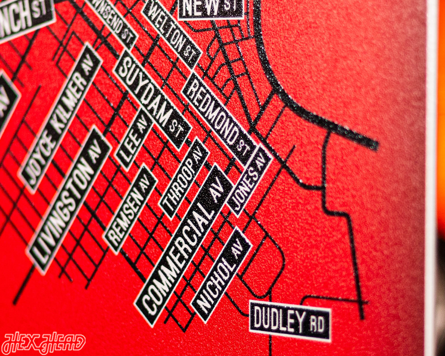 New Brunswick School Street Poster Single Layer Metal Wall Art