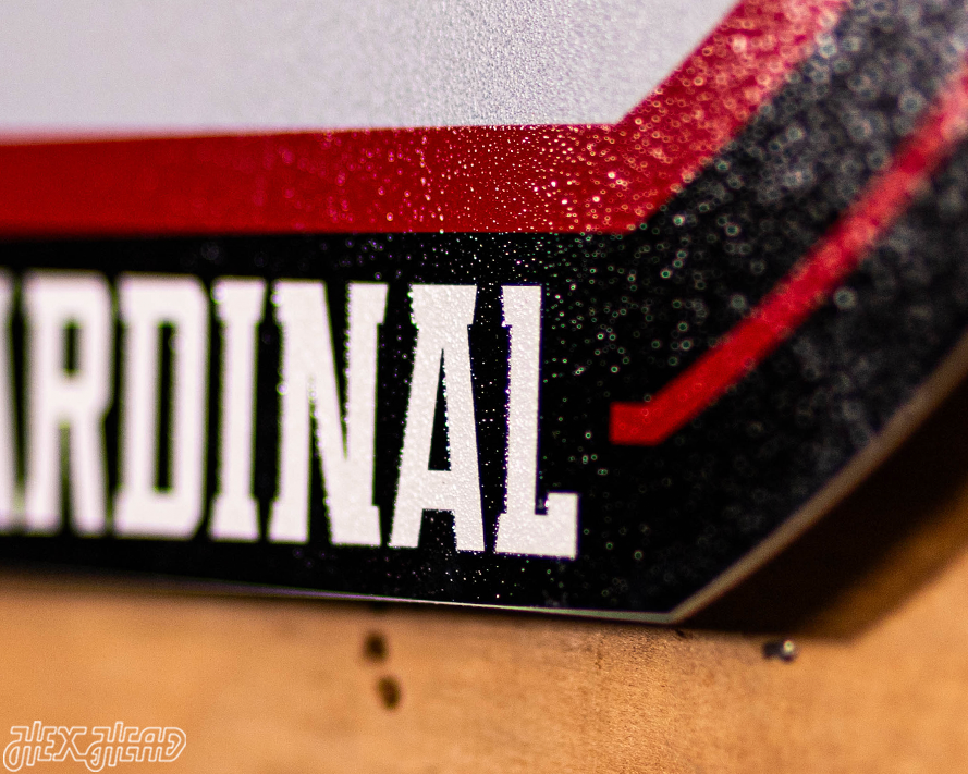 VARSITY Collection- SINGLE Layer Stanford Cardinal Metal Wall Art