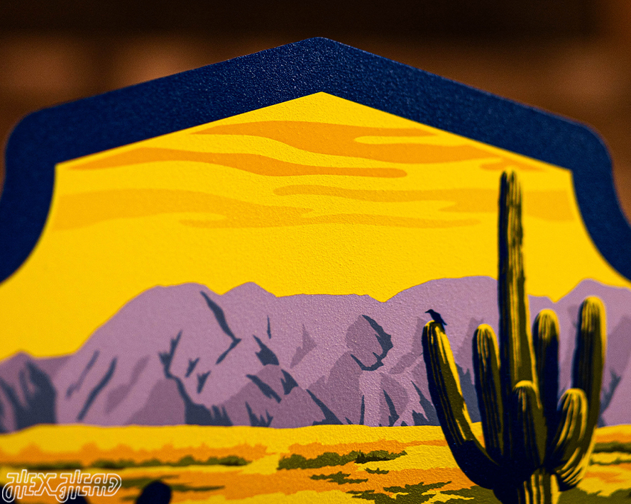 Arizona State Badge 3D Metal Wall Art