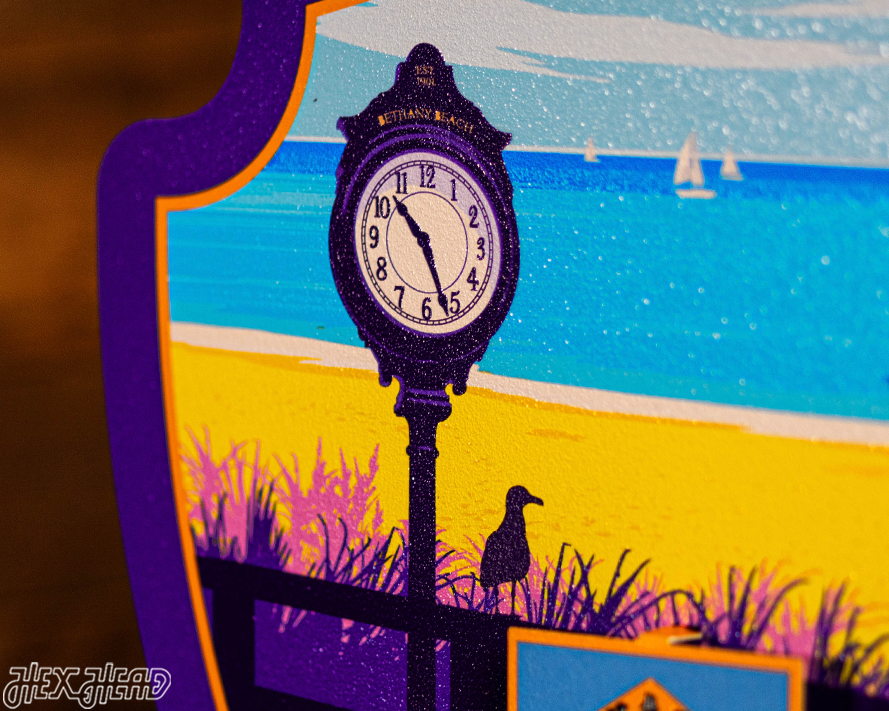 Delaware State Badge 3D Metal Wall Art