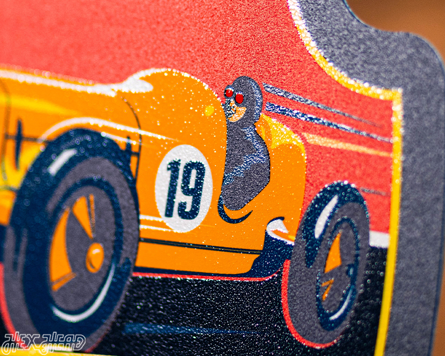 Indiana State Badge 3D Metal Wall Art