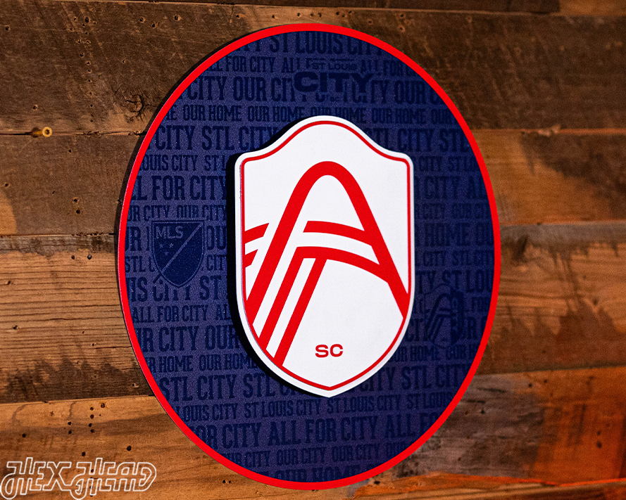 CLOSE OUT - St. Louis City SC CRAFT SERIES 3D Embossed Metal Wall Art