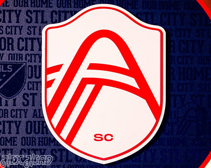CLOSE OUT - St. Louis City SC CRAFT SERIES 3D Embossed Metal Wall Art