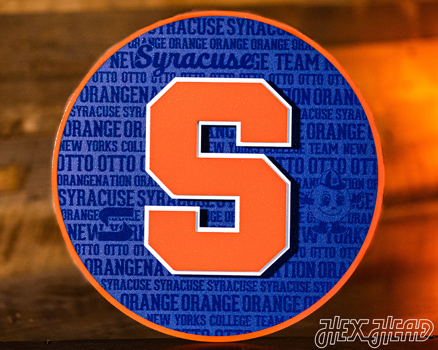 Syracuse CRAFT SERIES 3D Vintage Metal Wall Art