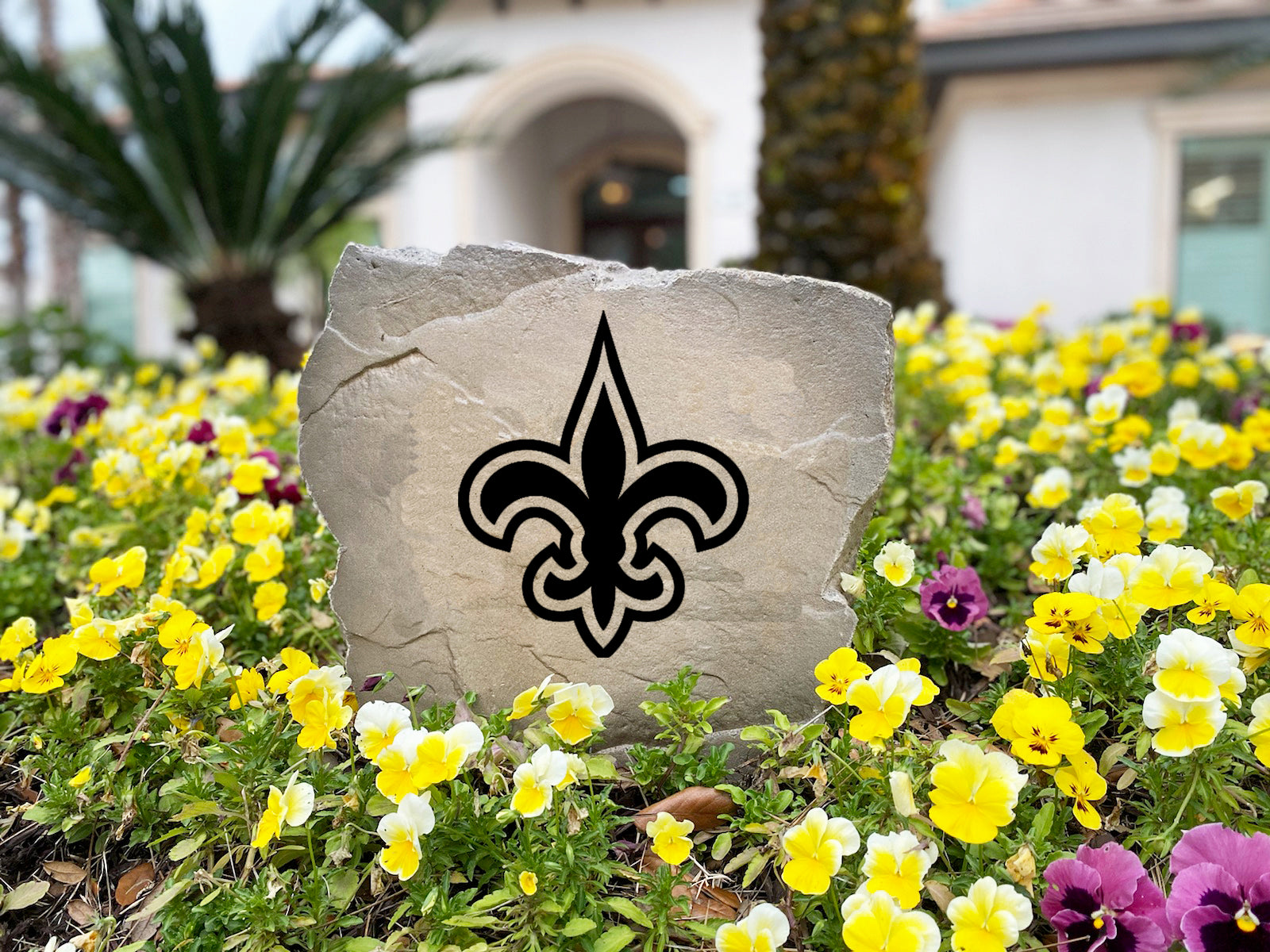 New Orleans Saints Design-A-Stone Landscape Art