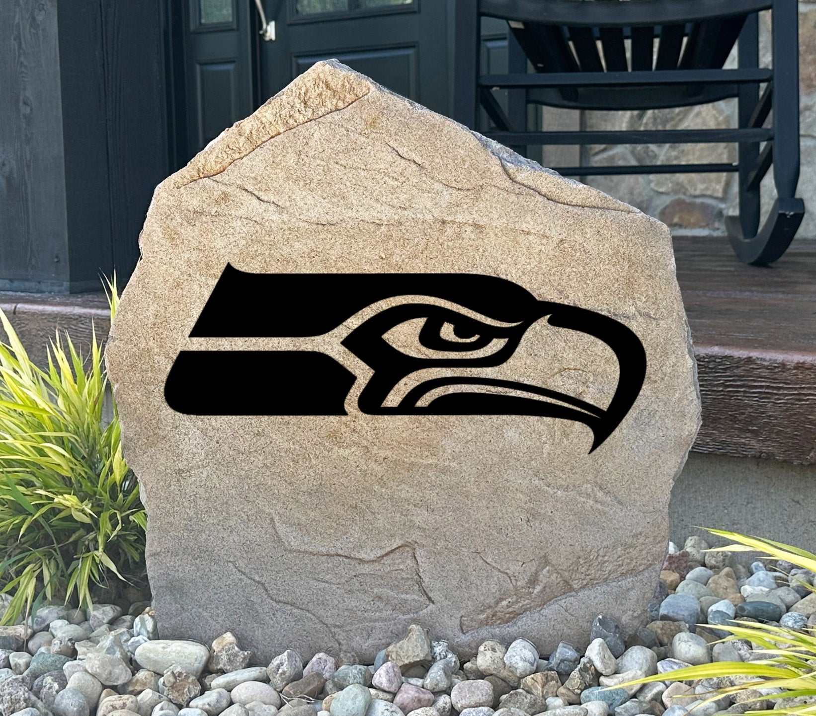 Seattle Seahawks Design-A-Stone Landscape Art