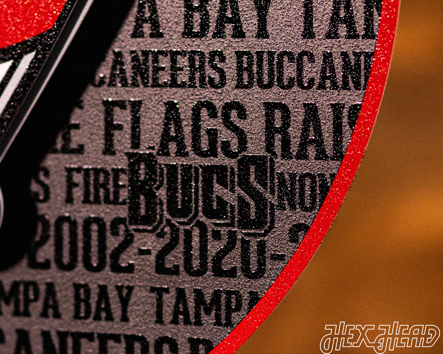 Tampa Bay Buccaneers "Buc's Jolly Roger Flag" CRAFT SERIES 3D Vintage Metal Wall Art