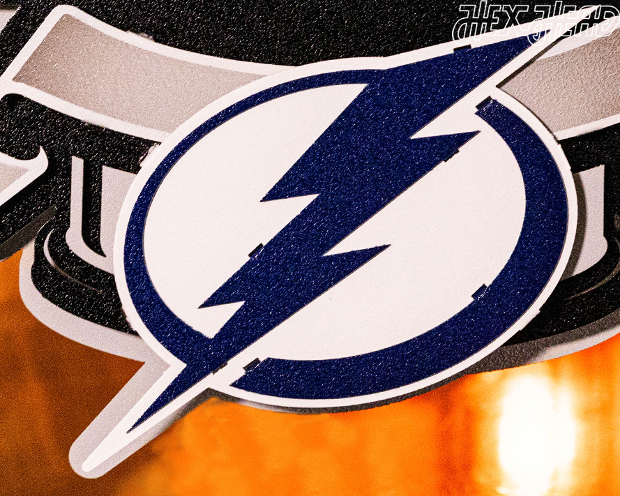 Tampa Bay Lightning 2021 STANLEY CUP CHAMPIONS- 3D Vintage Metal Wall Art