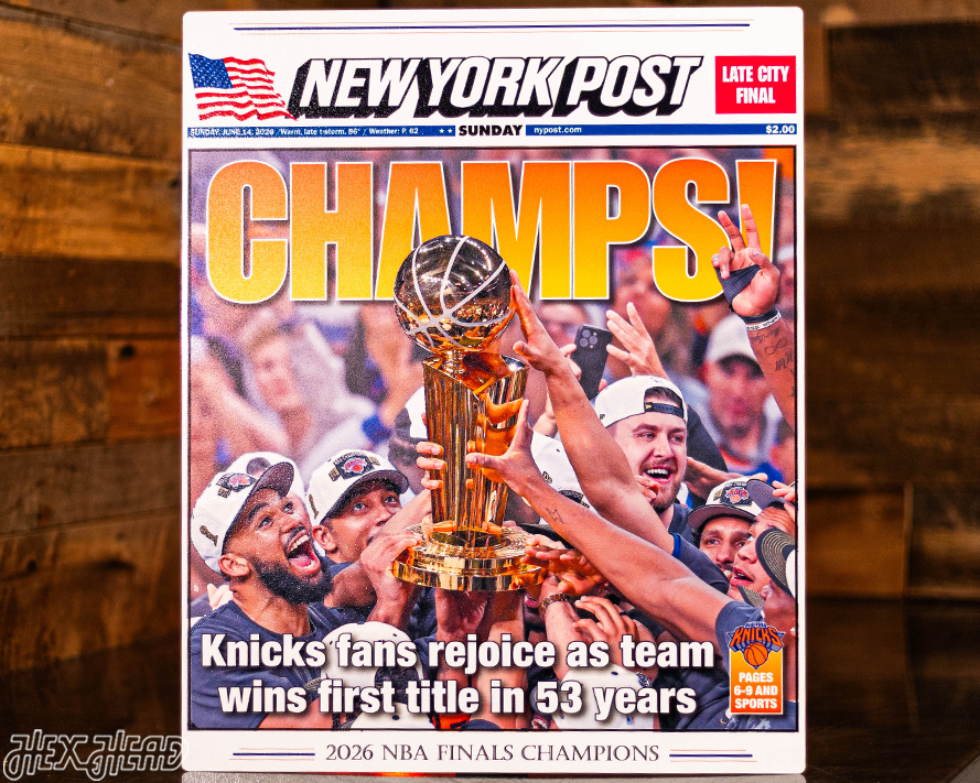 New York Post Knicks 2026 NBA Finals CHAMPIONS! Front Page - JUNE 14, 2026