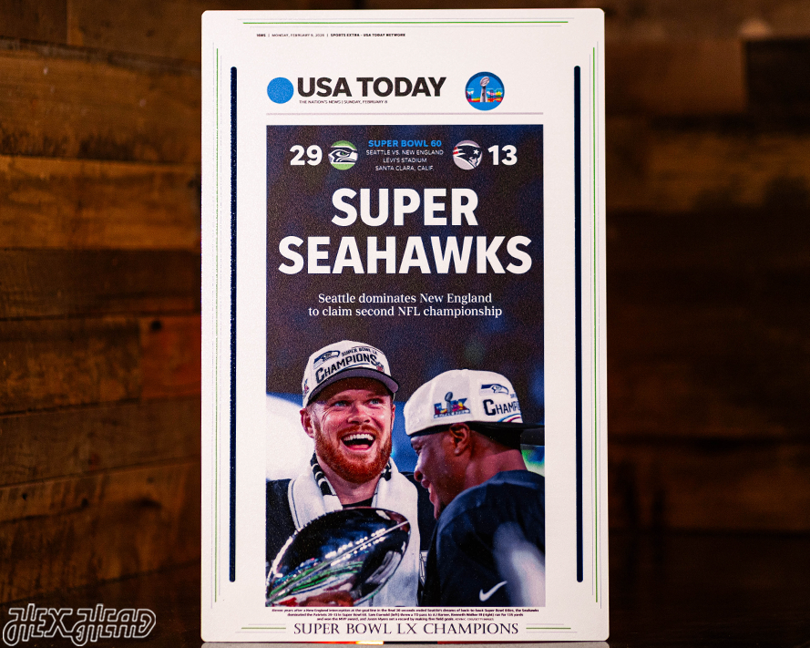 USA Today Seattle Seahawks Super Bowl LX CHAMPIONS! Front Page - FEB 9, 2026