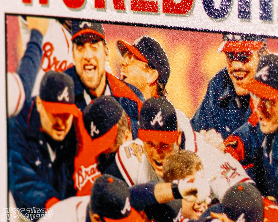 The Atlanta Journal Constitution Braves 1995 WORLD SERIES Front Page - OCT 29, 1995