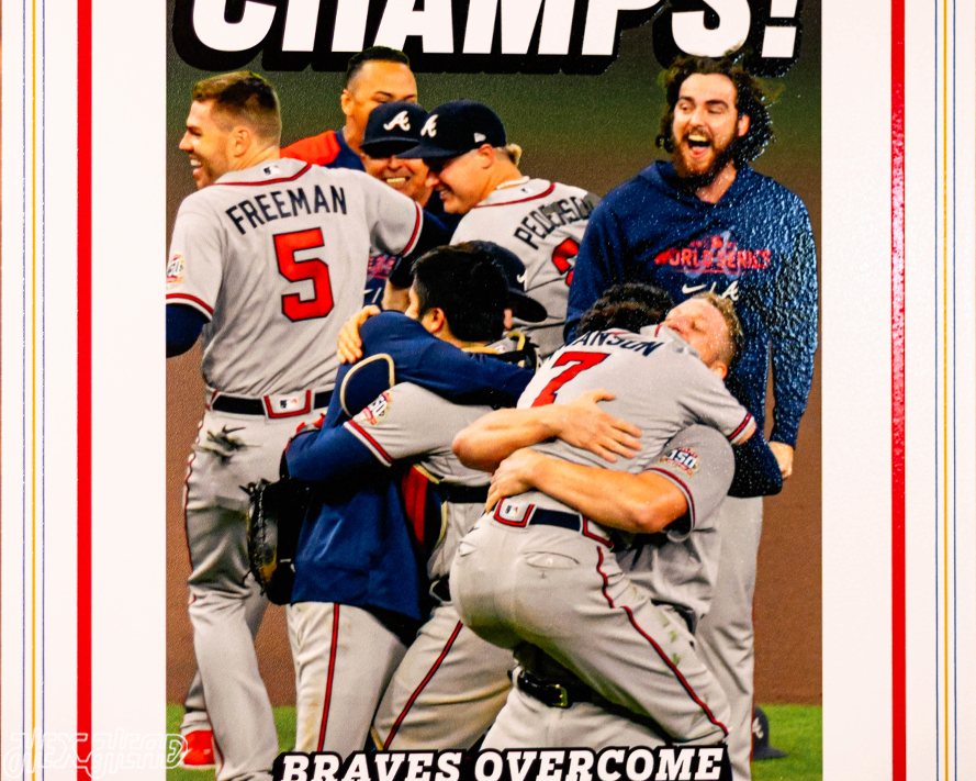The Atlanta Journal Constitution Braves 2021 WORLD SERIES Front Page - NOV 3, 2021