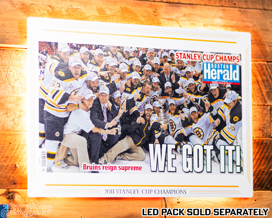 Boston Herald Bruins 2011 Stanley Cup Front Page - FEB 6, 2011