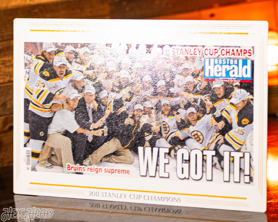 Boston Herald Bruins 2011 Stanley Cup Front Page - FEB 6, 2011