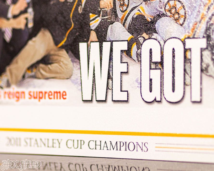 Boston Herald Bruins 2011 Stanley Cup Front Page - FEB 6, 2011