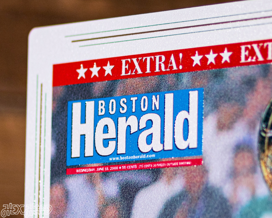 Boston Herald Celtics 2008 NBA FINALS Front Page - JUNE 18, 2008