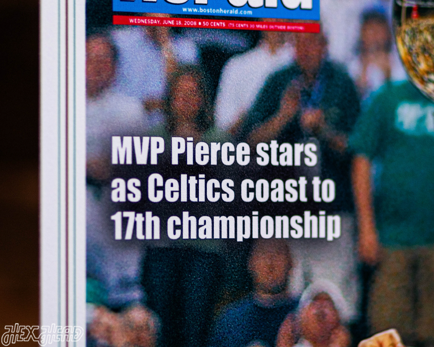 Boston Herald Celtics 2008 NBA FINALS Front Page - JUNE 18, 2008