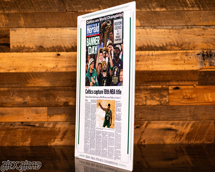 Boston Herald Celtics 2024 NBA FINALS Front Page - JUNE 18, 2024