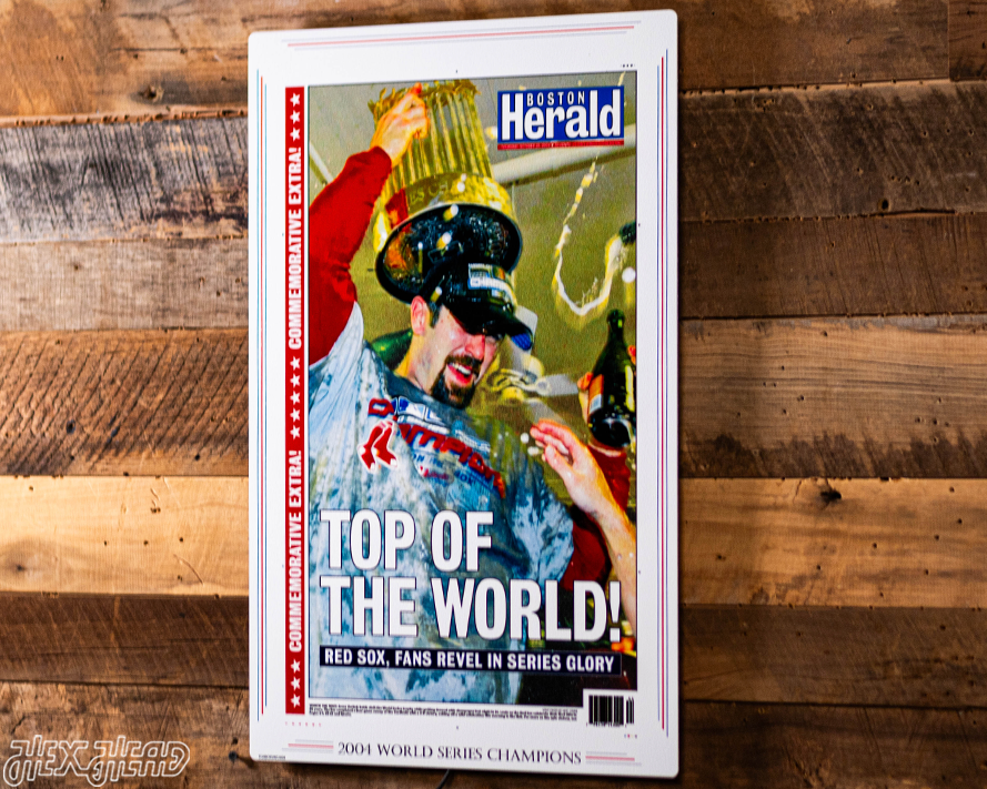 Boston Herald Red Sox 2004 World Series Front Page - OCT 28, 2004