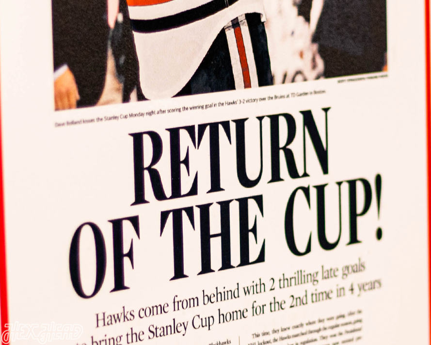 Chicago Tribune Blackhawks 2013 STANLEY CUP Front Page - JUNE 25, 2013