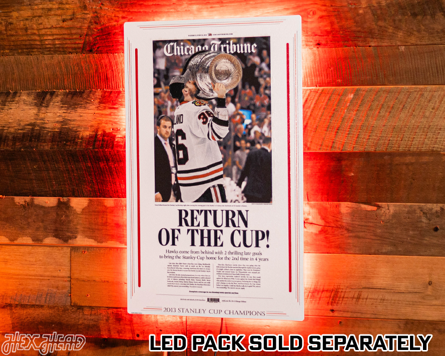 Chicago Tribune Blackhawks 2013 STANLEY CUP Front Page - JUNE 25, 2013