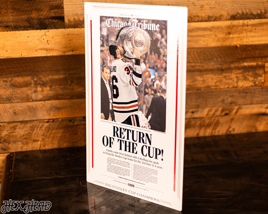 Chicago Tribune Blackhawks 2013 STANLEY CUP Front Page - JUNE 25, 2013