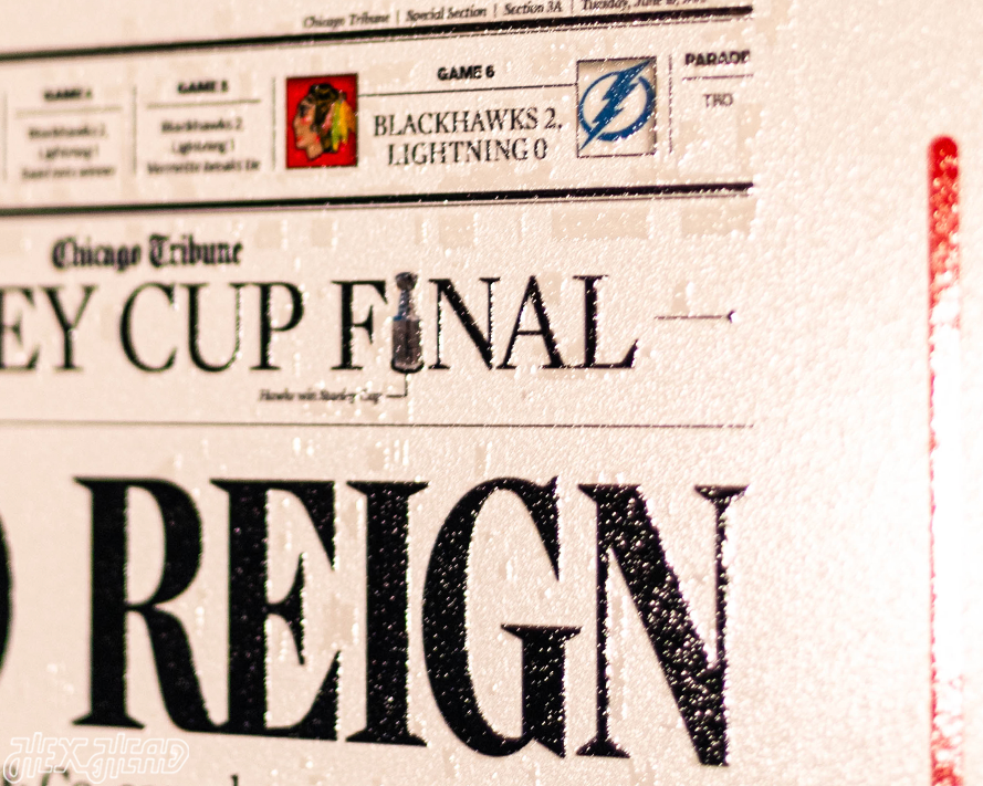 Chicago Tribune Blackhawks 2015 STANLEY CUP Front Page - JUNE 16, 2015