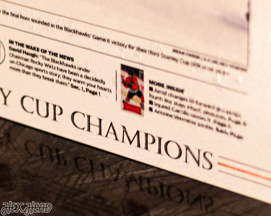 Chicago Tribune Blackhawks 2015 STANLEY CUP Front Page - JUNE 16, 2015