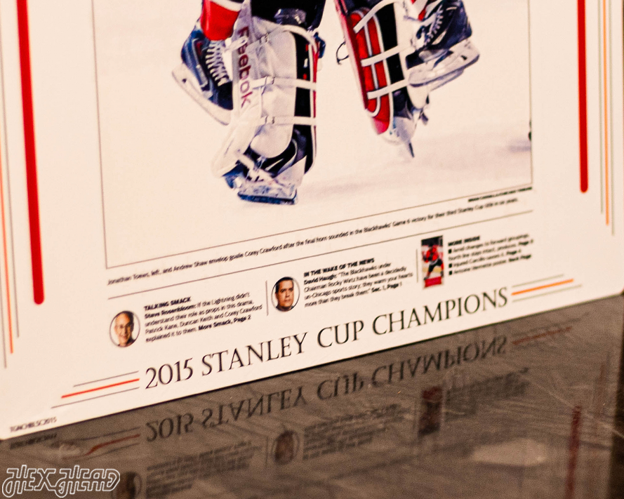Chicago Tribune Blackhawks 2015 STANLEY CUP Front Page - JUNE 16, 2015